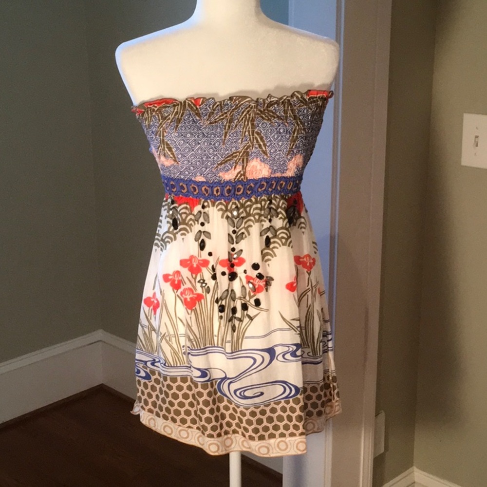 Gorgeous Hale Bob silk blend beaded tunic